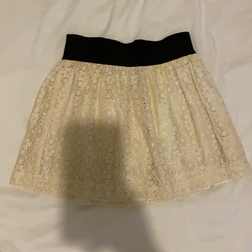 Lace skater skirt
